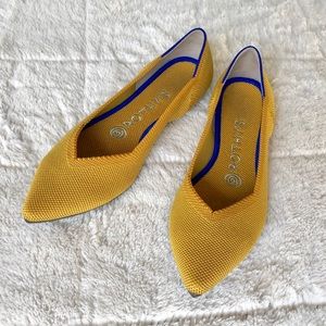 Rothy's Marigold Pointed-Toe Flats